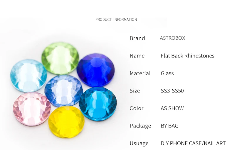 Стразы для ногтей кристалл AB SS3-SS50 не горячей фиксации с плоской задней частью шитье стразами ткань одежды Стразы 3D камешки для дизайна ногтей драгоценные камни
