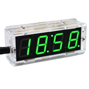 

New DIY Digital LED Large Screen Display Clock kit with case Red
