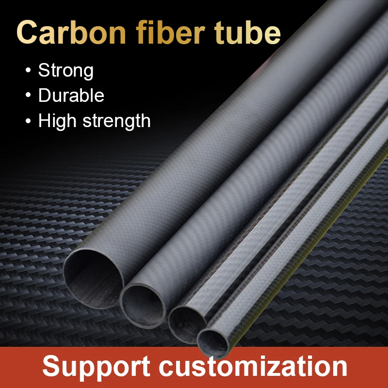 

3k Carbon Fiber Tube Plant Protection Drone Accessories 50mm Custom Model Exquisite Craft Carbon Fiber Pipe