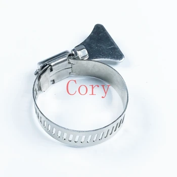

1PCS Stainless steel Hose clamp/Camp/Tracheal clip/pipe clamp With Handle/Without