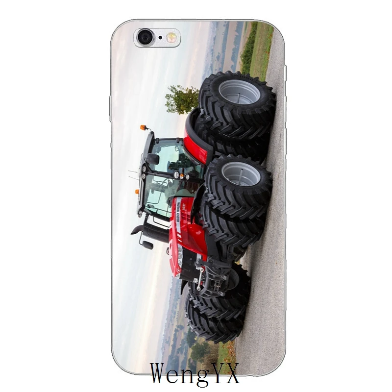 Massey Ferguson тонкий силиконовый мягкий чехол для телефона iPhone 4 4s 5 5s 5c SE 6 6s plus 7 7plus 8 8plus