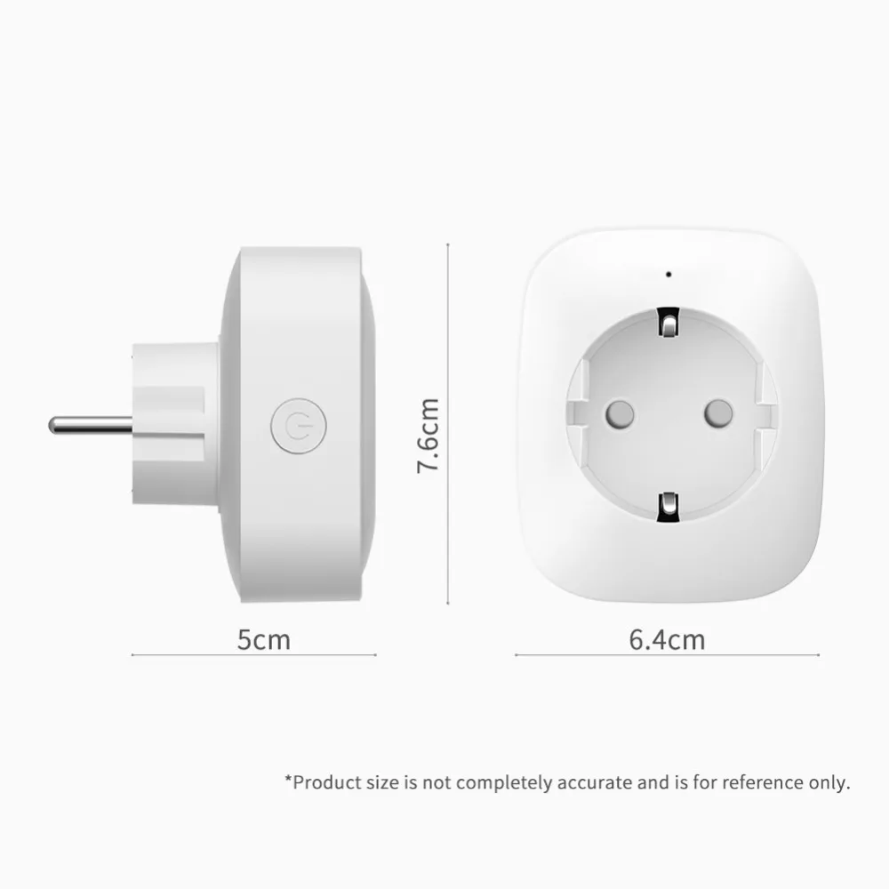 Умная розетка 4 шт. Мини WiFi европейского стандарта поддержка Alexa Google Home с таймером