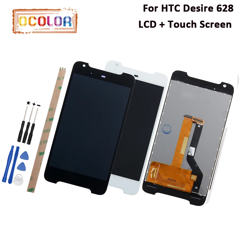 Ocolor для HTC Desire 628 ЖК-дисплей Дисплей и Сенсорный экран 5 0 ''ремонт Запчасти две