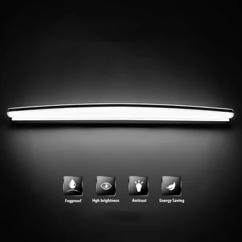 

16W 80cm Modern led Mirror light wall light. Fogproof bathroom wall lamp cosmetic lamp cabinet lamp stainless makeup Wall Sconce