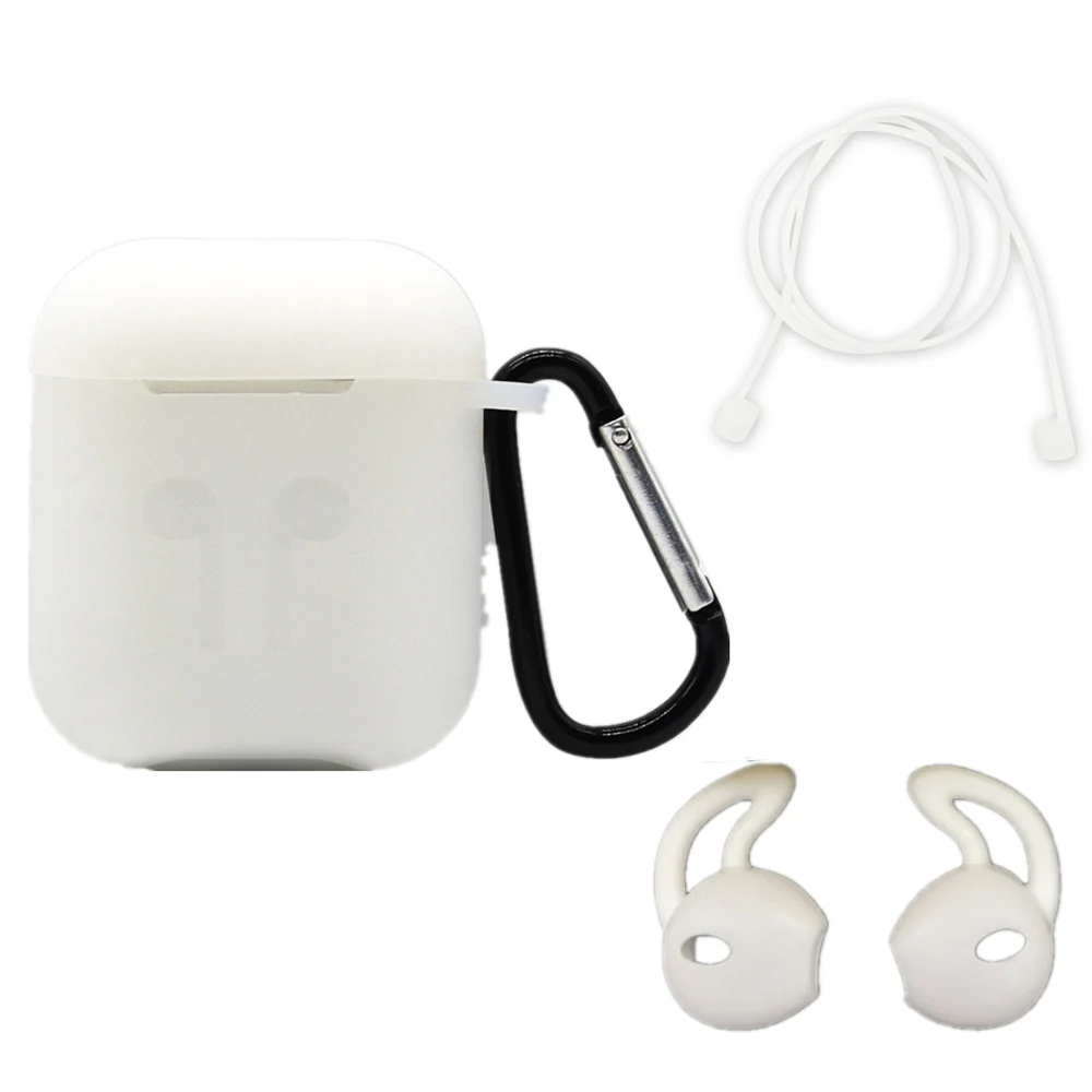 Five-piece Earphone Accessories For Apple Airpods Earbud Case Storage Box Soft Waterproof Silicone Mini Headset Protective Cover (15)