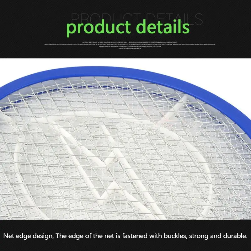 Москитная убийца электрическая Теннисная ракетка насекомое муха Жук Zapper Wasp Swatter
