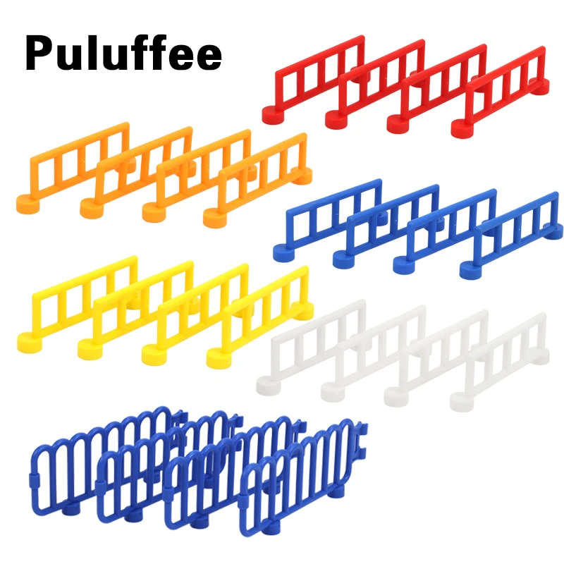

Fence Big Size DIY Bricks Parts Compatible With Duplo Accessory Building Blocks Educational Toys For Children