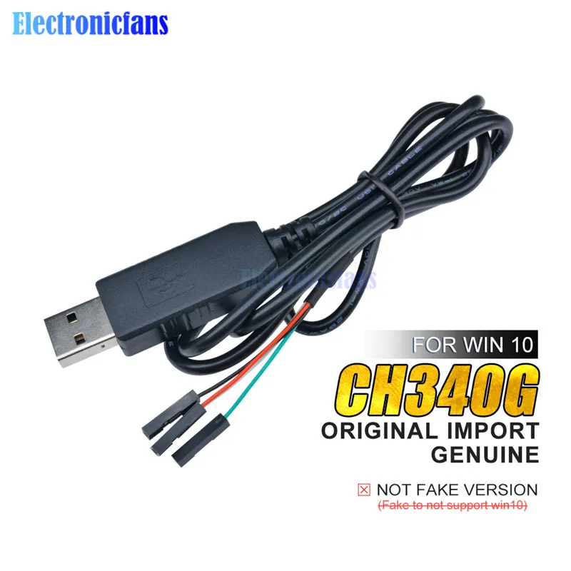 Оригинальный последовательный кабель для скачивания CH340G CH340 USB в TTL
