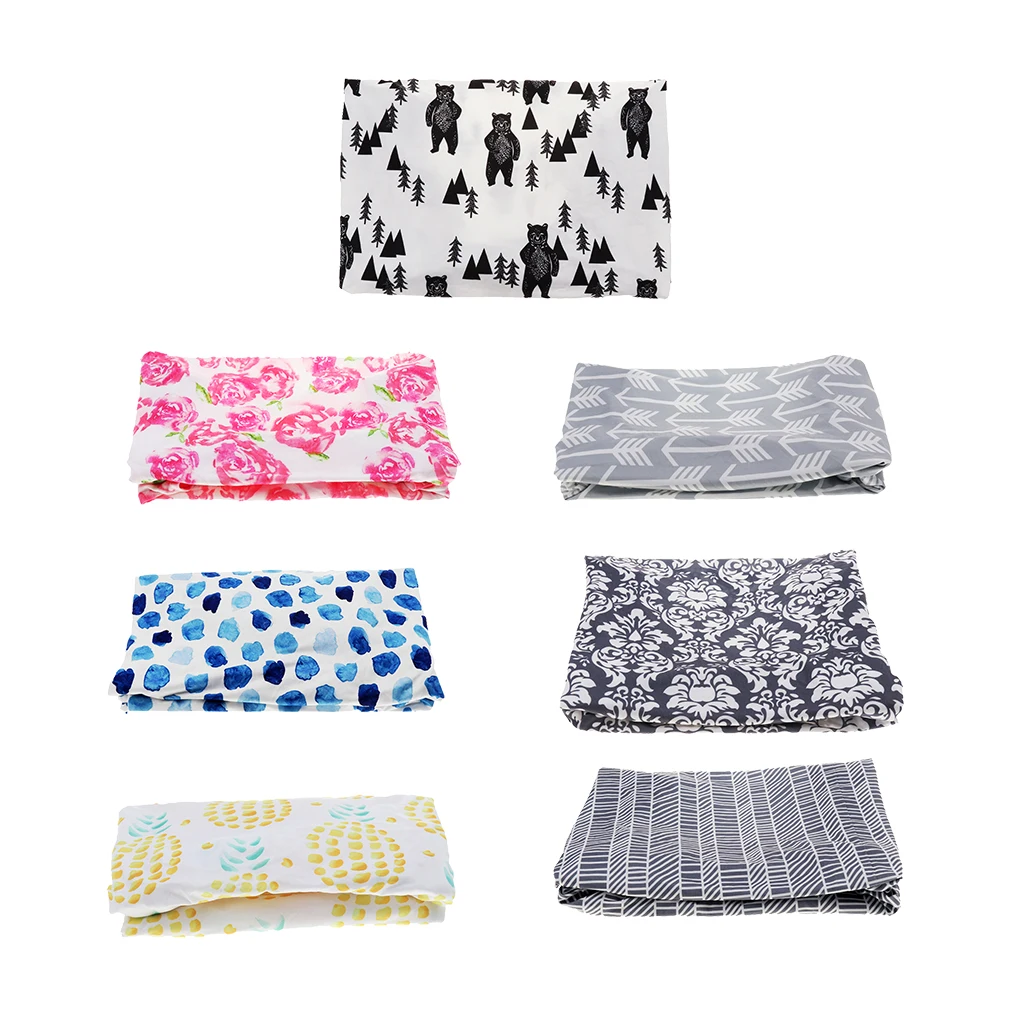 Baby Diaper Breathable Changing Table Pad Cover for Girl Boy Nursery Bedding Sheets - 7 Types Optional