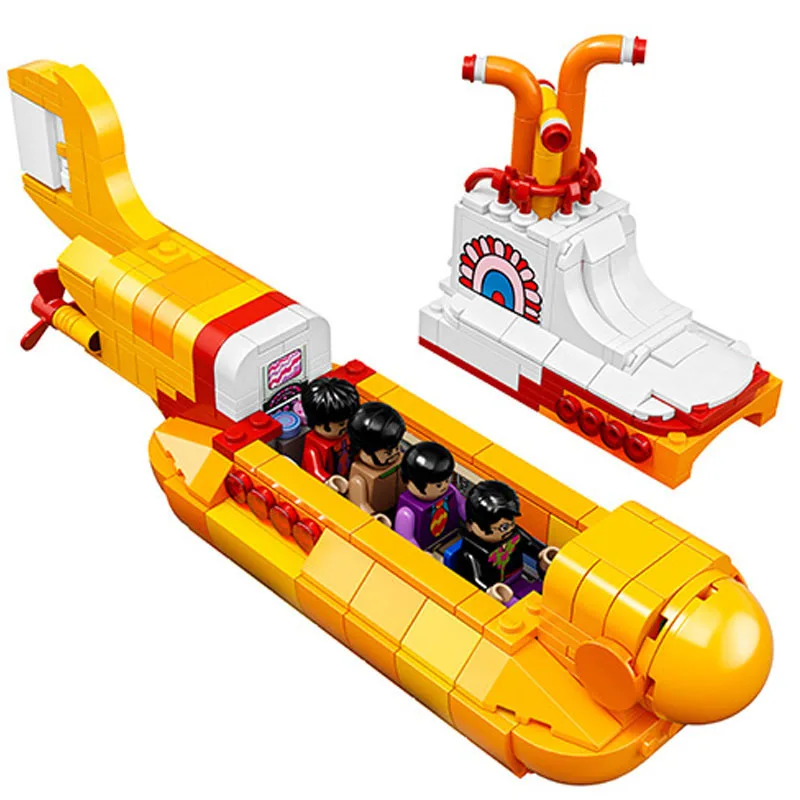 

553pcs The Submarine Car Compatible Building Blocks Compatible Educational Toys for Children Gift Model Wood