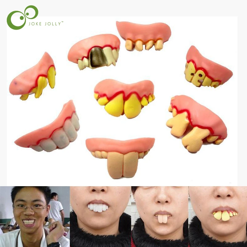 5 個エイプリルフールのトリックのおもちゃ Gagtooth ハロウィン衣装歯よりジョーク陽気な入れ歯歯コスプレユーモア出っ歯 S3 S3 Charger S3 Videos3 Fashion Aliexpress