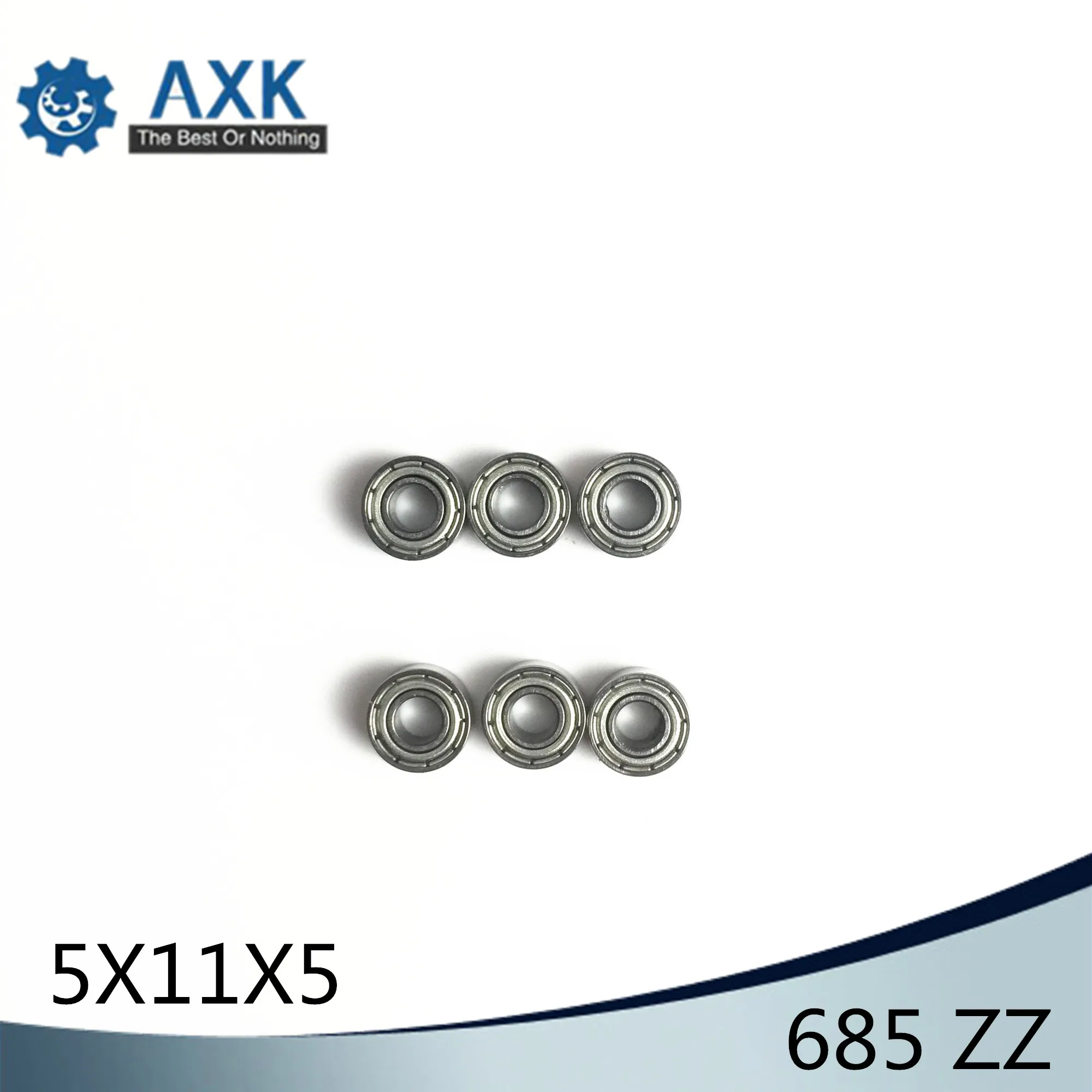 

685ZZ Bearing ABEC-5 10PCS 5x11x5 mm Miniature 685 ZZ Ball Bearings 618/5ZZ EMQ Z3V3 Quality