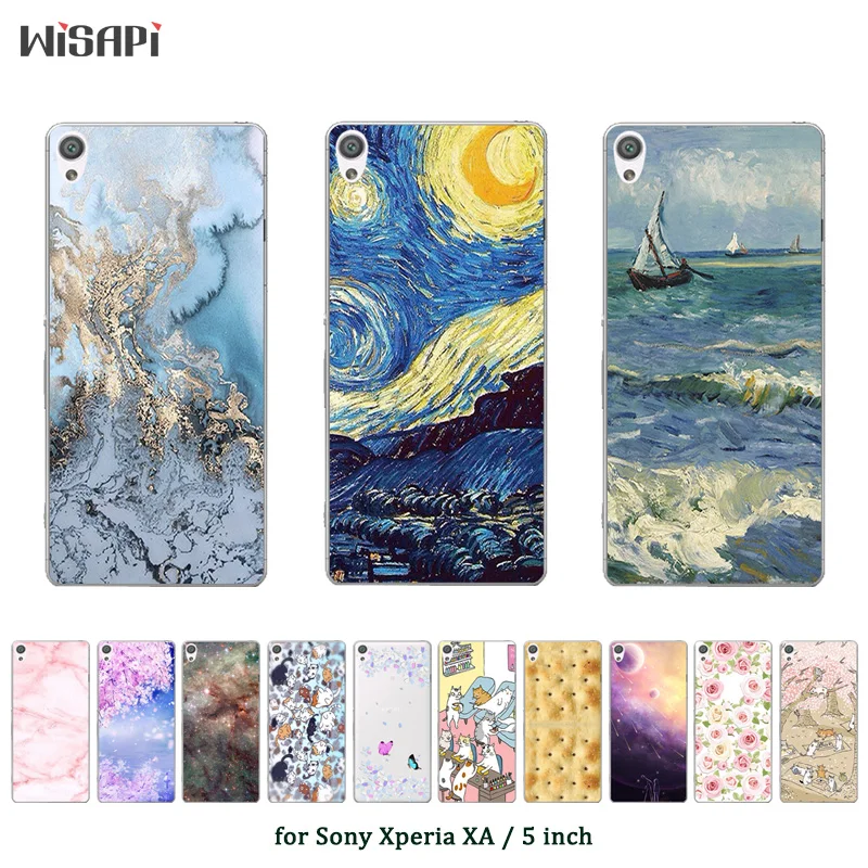 

Case For Sony Xperia XA F3111 Cover Fashion Printed Fundas For XA Soft TPU Coque For Sony F3111 F3112 5.0inch Phone Cases