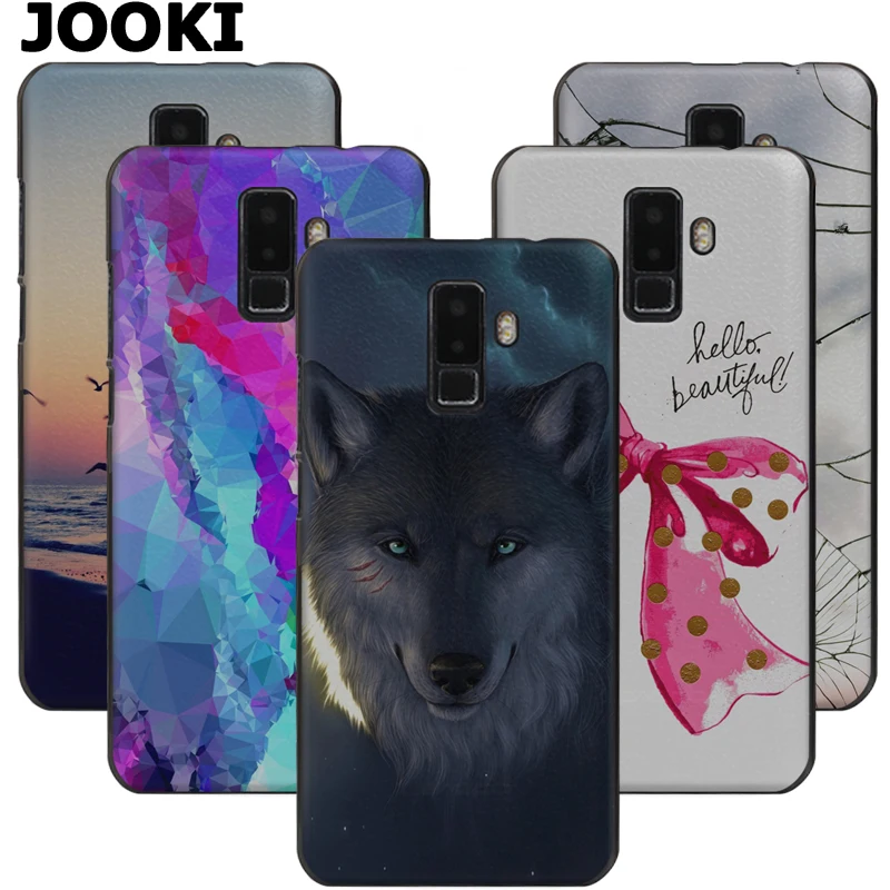 

JOOKI Case Leagoo M9 PC Case Plastic Protection Cases For Fundas Leagoo M9 5.5"inch Covers Slim Back Cover Cute WOLF Patterned