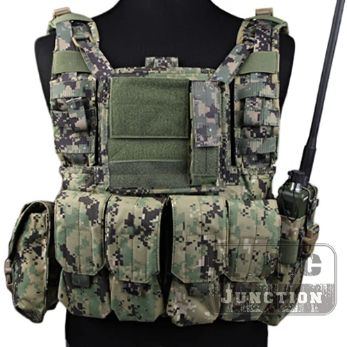 

Emerson Tactical Vest Rhodesian Reconnaissance Vest RRV Vest with Tactical Pouches Set for Airsoft Paintball,Hunting
