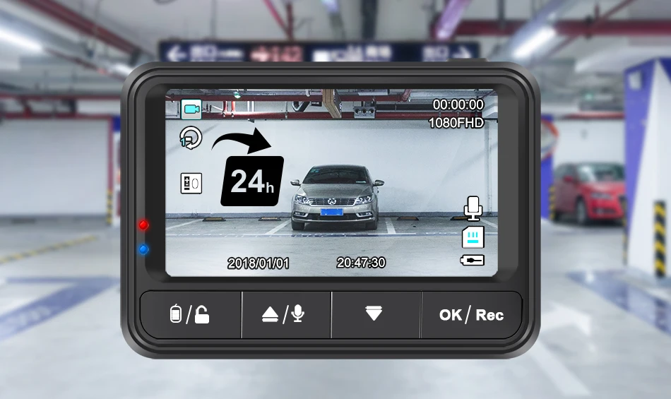 6 Ruccess H550 Dash Camera Car DVR FULL HD 1080P Novatek 96658 IMX323 WDR Parking Guard 170 Degree 2.45 inch IPS Screen