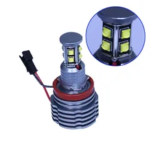 1 комплект H8 80 W Cree ЧИПАМИ светодиодные ангельские глазки DRL/Halo Кольцо лампы для BMW 2008 до E92, E93 3 серии, M3 все модели 328I 335I купе/Conv