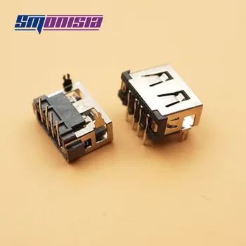 

100pcs 10.0MM USB Socket AF Type foot patch / vertical curling / flat mouth / full patch 2.0 USB Female Jack Ports