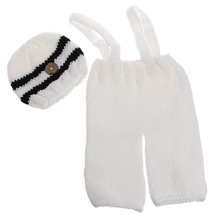 Комплект вязаных мягких штанов ручной работы аксессуары для детской одежды реквизит для фотосессии