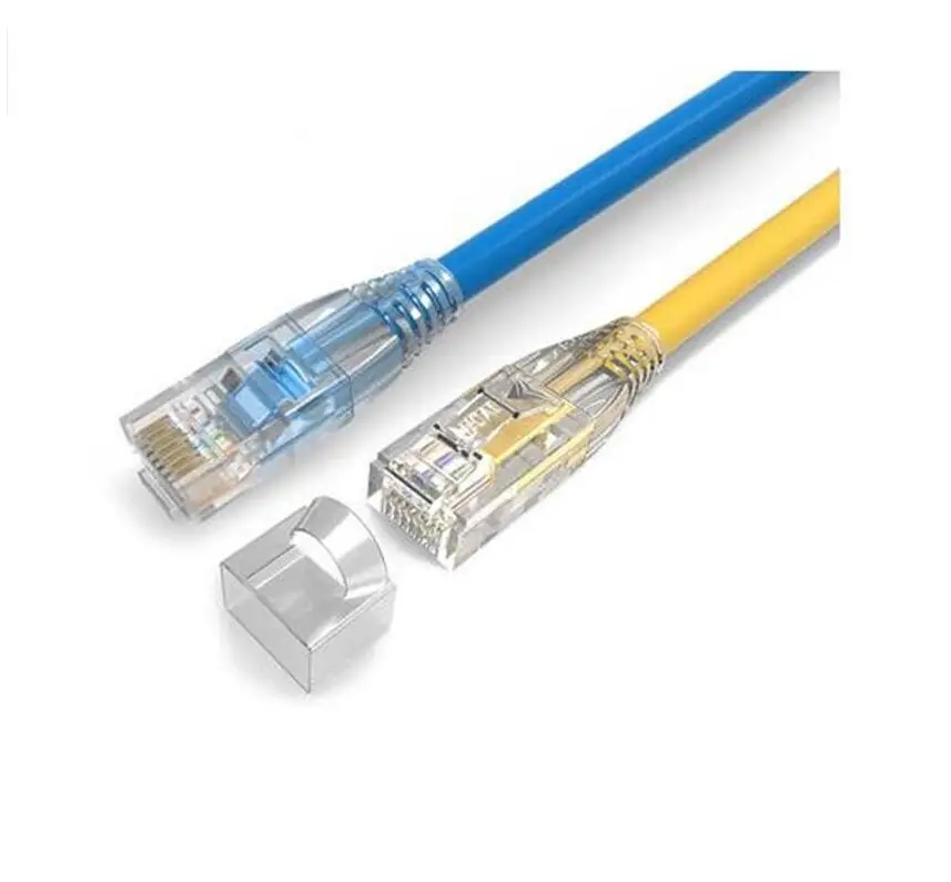 

CAT7 Crystal Head FTP 50u Gold-plated 8P8C Plug RJ45 Connector Network Cable Adapter Computer 10G Ethernet
