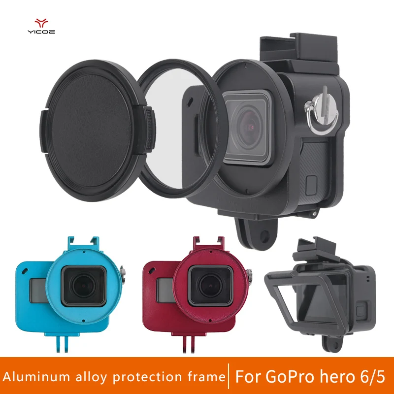 Защитный чехол для экшн камеры Go Pro hero6/5 рамка pro hero7 6 5 клетка собак mijia yi yi4k SJCAM sj4000