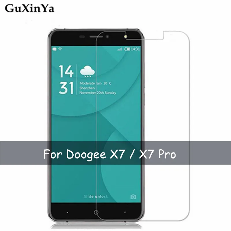 2 шт. закаленное стекло Для Doogee X7 Защитное для экрана против царапин 2.5D X7/X7 Pro