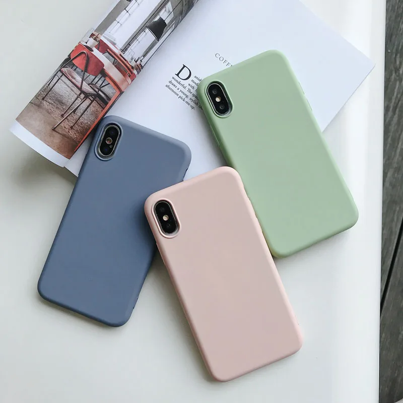 Роскошный Мягкий ТПУ силиконовый чехол для телефона для iPhone 11 Pro XS Max XR X 10 iPhone 8 7 Plus iPhone 6S 6 S 6Plus