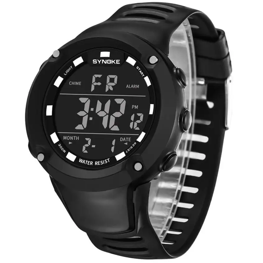 Buy SYNOKE Men's Multi Function Military Sports Watch LED Digital Dual Movement