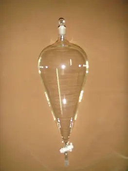 

5000ML,lab Glass Pyriform Separatory Funnel,PTFE Valve,24/29 Ground Joint