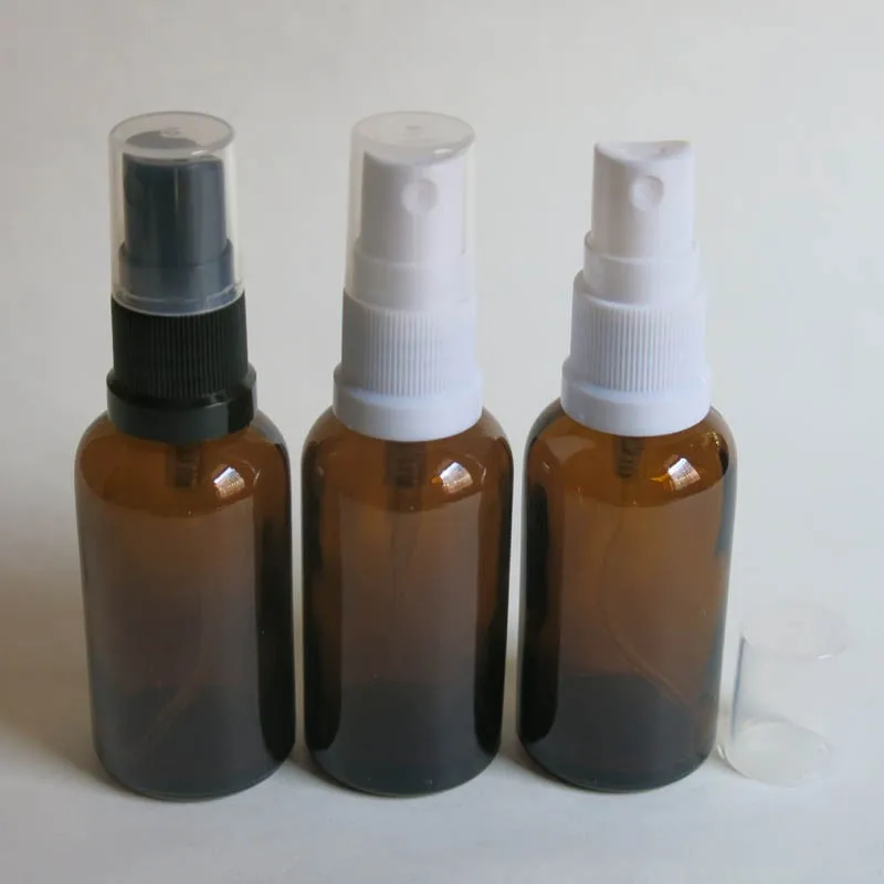 Garrafa de Vidro com Pulverizador da Loção Spray de Garrafa de Vidro de Óleo Essencial de Vidro Atacado Vazio ml Âmbar Marrom 100 Pcs 50 3 garrafa de vidro com pulverizador da loção,