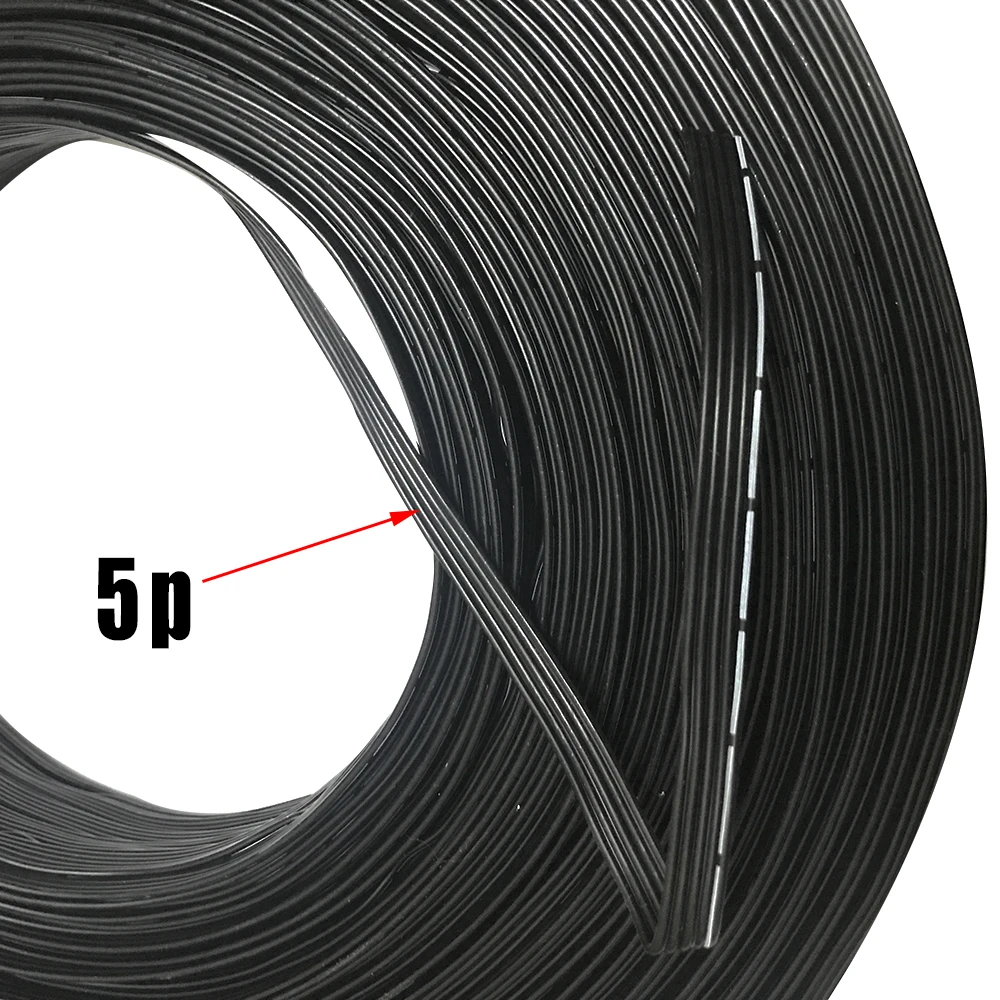 24awg 4 ядра 5 ядер специальный мягкий силиконовый кабель 4P 5P черный плюс белый