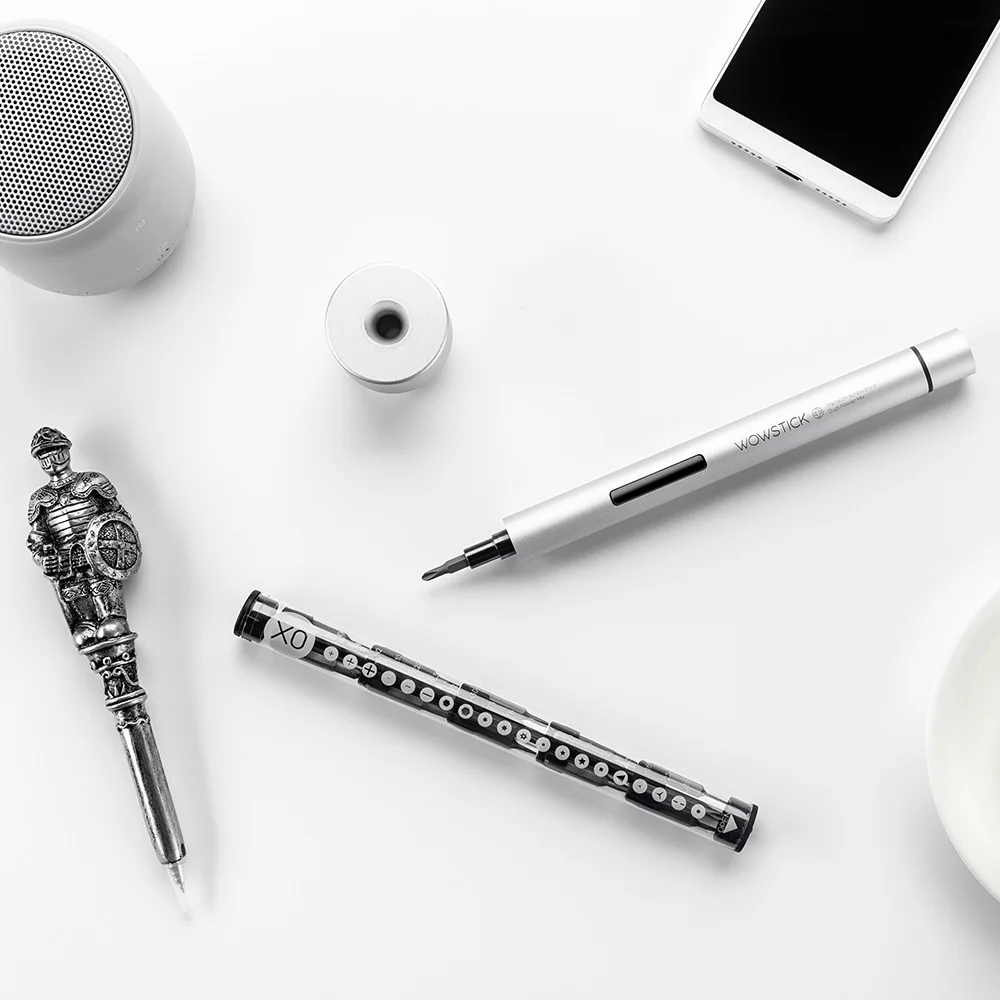 

Wowstick 1P Pro Cordless Electric Screwdriver Mini Precision Battery Powered Screwdriver 18 S2 Magnetic Screw Driver Bit Set