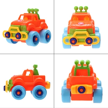 Baby Plastic Car Toy Disassembly Assembly Classic Cars Truck Toys Brand Children Gifts Hot