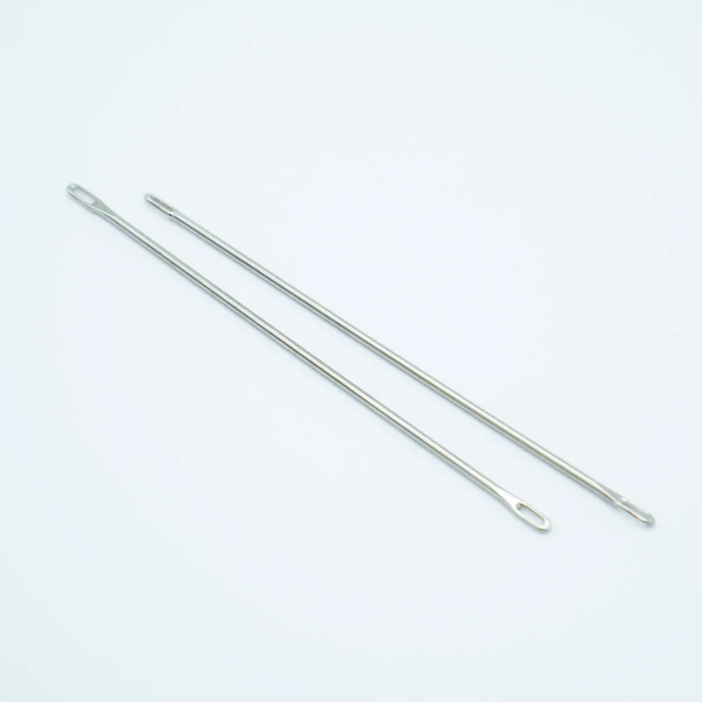 

2Pcs/set Double Eyed Needle for Brother Knitting Machine Home DIY Handmade Craft Sewing Tools Accessory