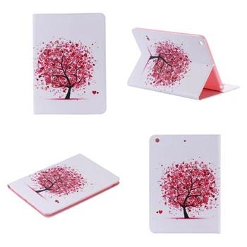 

for Apple iPad air 3 ipad pro 9.7'' Colorful Tree PU Leather Stand Wallet Case Cover For ipad mini 4 3 2 iPad 2 3 4 5 6 7 Case