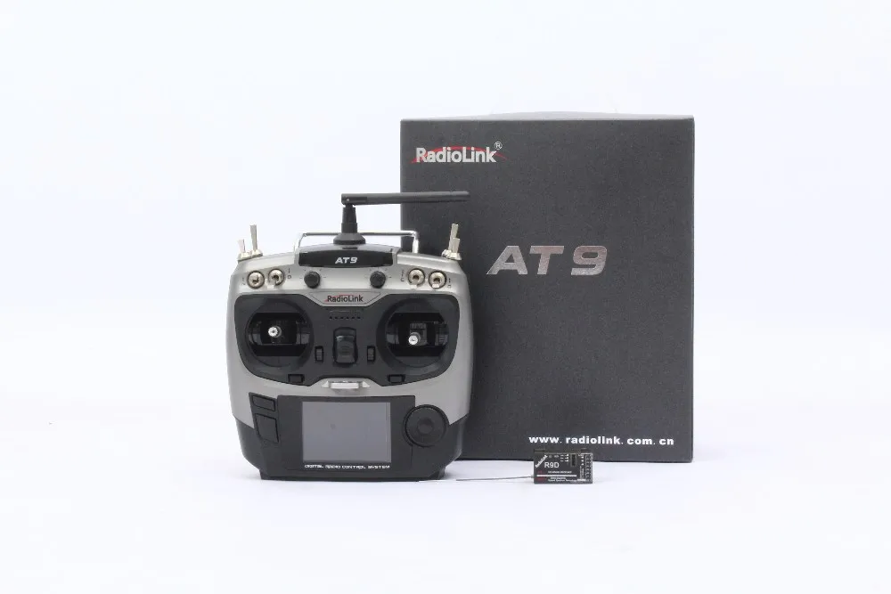 

Radiolink AT9 2.4 GHz 9 Channel remote control Radio Transmitter and Receiver for RC Hobby