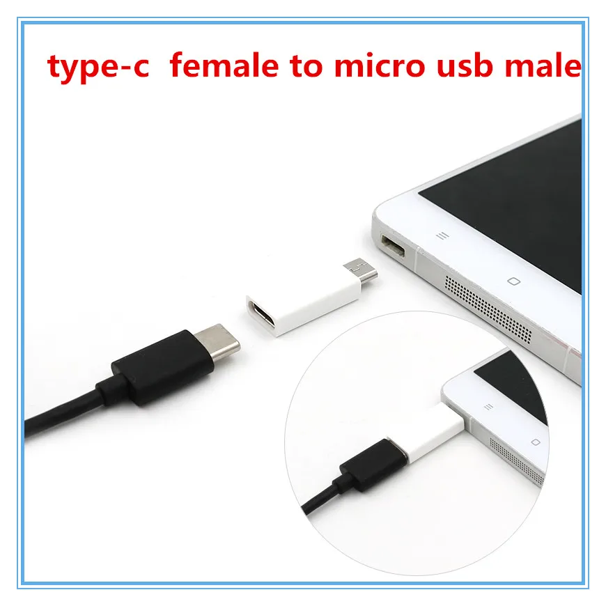 USB Micro USB мужчина к USB-C Тип c Женский адаптер конвертер зарядки Разъем данных для Xiaomi Google Chromebook onePlus Two