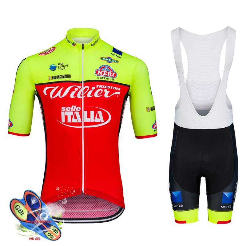 

Pro Bike Team Kurzarm Radfahren Jersey Atmungs Quick-Dry Radfahren Kleidung Gesetzt Reiten Tragen Ropa Ciclismo MTB Bib Shorts