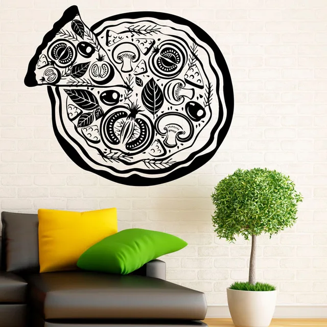 Special Price Creative Pizza Art Vinyl Wall Decals Home Decoration For Dining Room Kitchen Wall Stickers Removable Special Price Creative Pizza Art Vinyl Wall Decals Home Decoration For Dining Room Kitchen Wall Stickers Removable