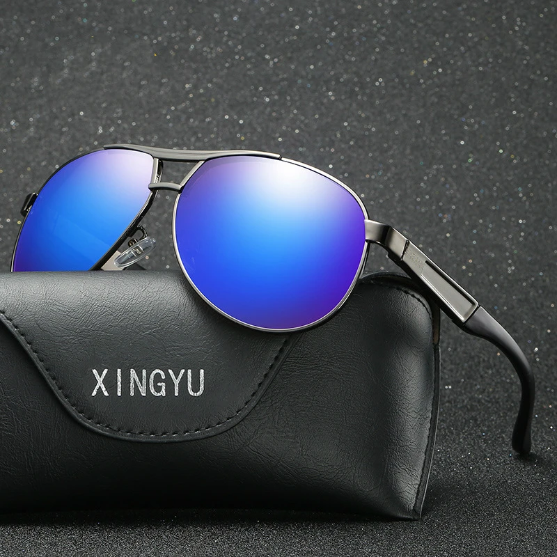 Fashion Men's Sunglasses Brand Designer Pilot Polarized Male Sun
