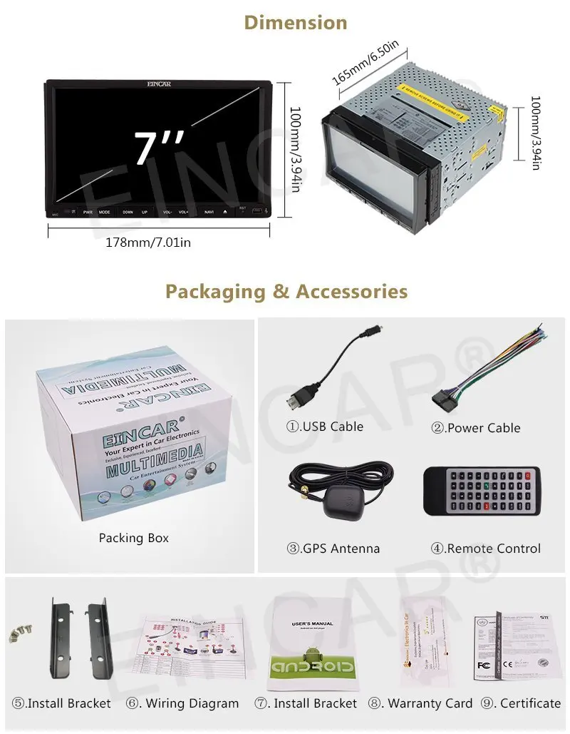 Discount Dual CAM-IN !Universal 2Din Unit 7 Inch in console 2din car gps Head Unit GPS Car Stereo DVD CD Player WIFI OBD2 SWC Mirror link 5