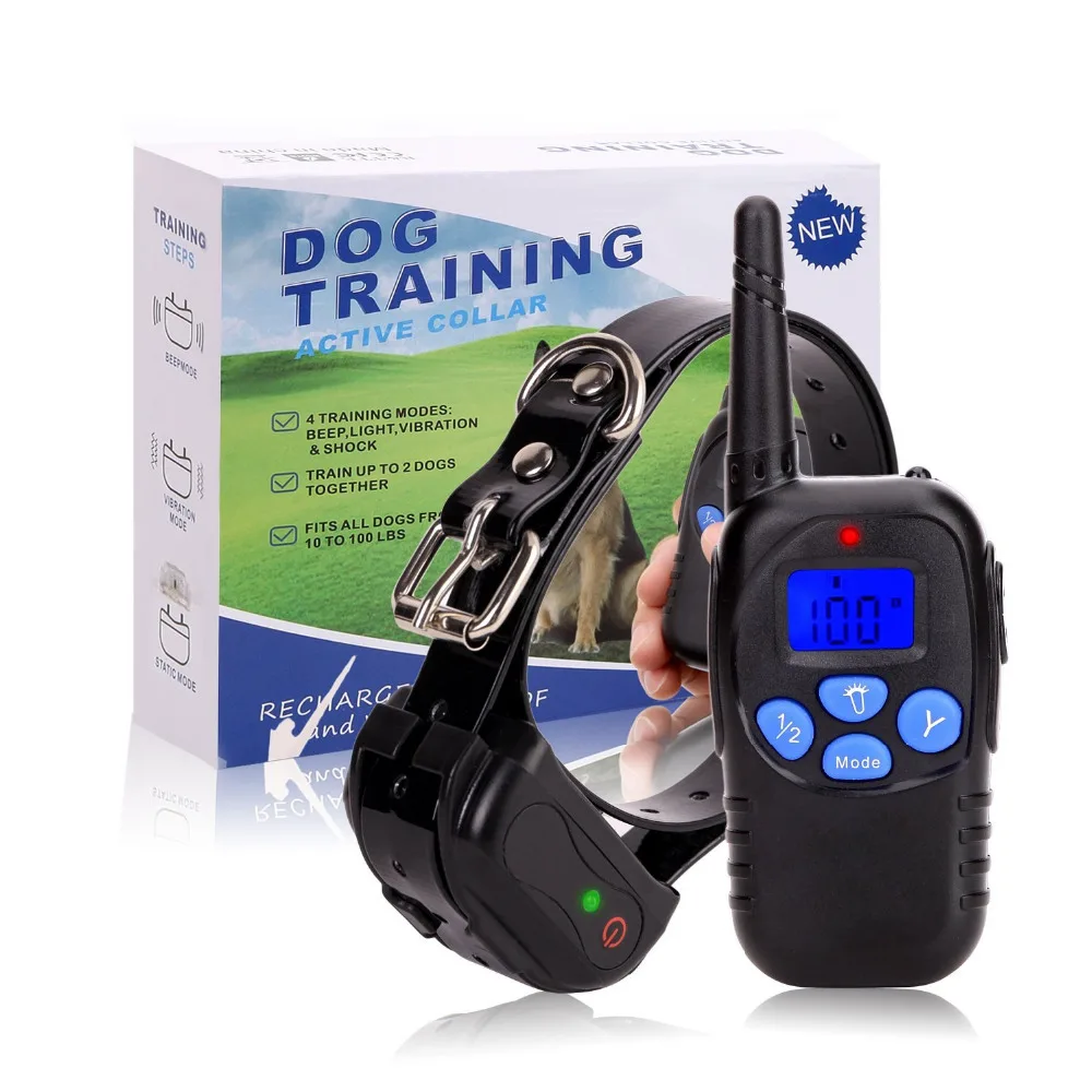 Buy Pet Dog Training Collar Electric Shock Vibration
