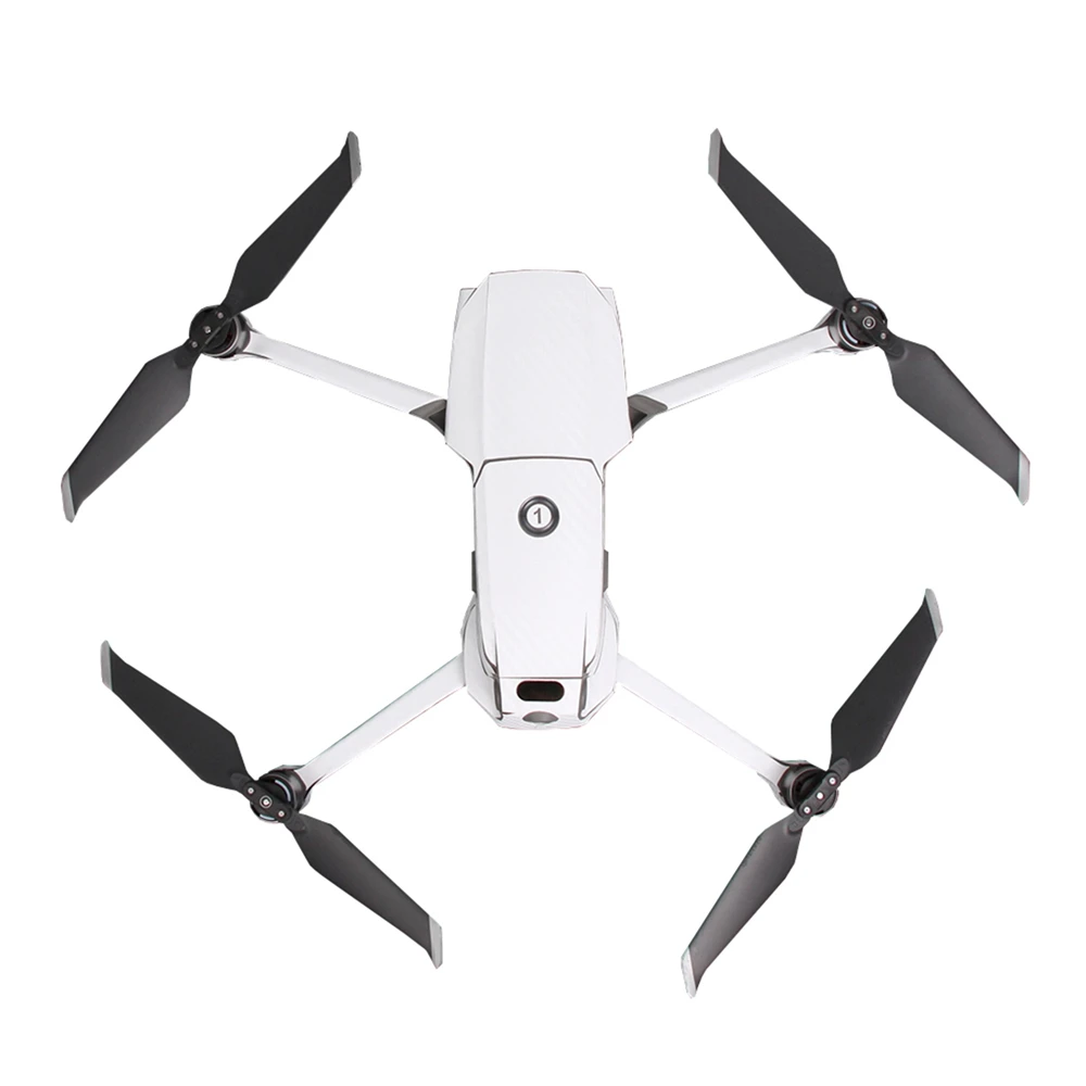 1 комплект водонепроницаемое волокно наклейка на кожу для DJI Mavic 2 Pro& Zoom Drone 3D наклейки из углеродного волокна для дрона боди-арт батареи