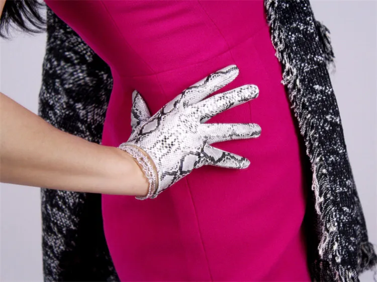 Полиуретановые перчатки из лакированной кожи женские кожаные яркие кожаные перчатки для косплея Танцевальная вечеринка P1370-4