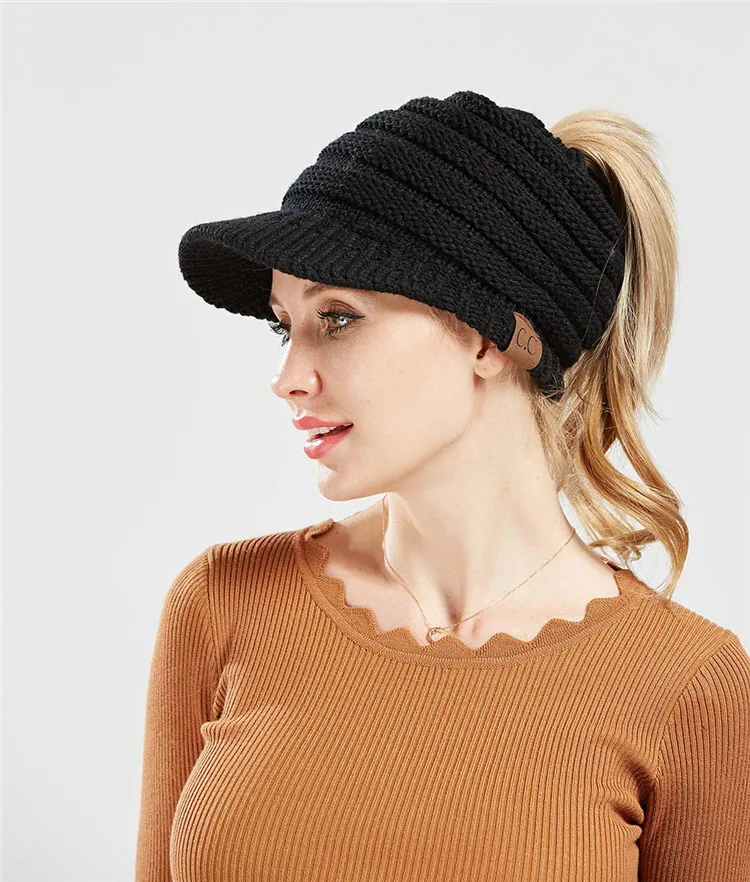 2018 New Autumn And Winter Fashion Lady Warm Hat For Women's Caps Skullies & Beanies Wool Acrylic Casual Solid Hat ACI126 (16)