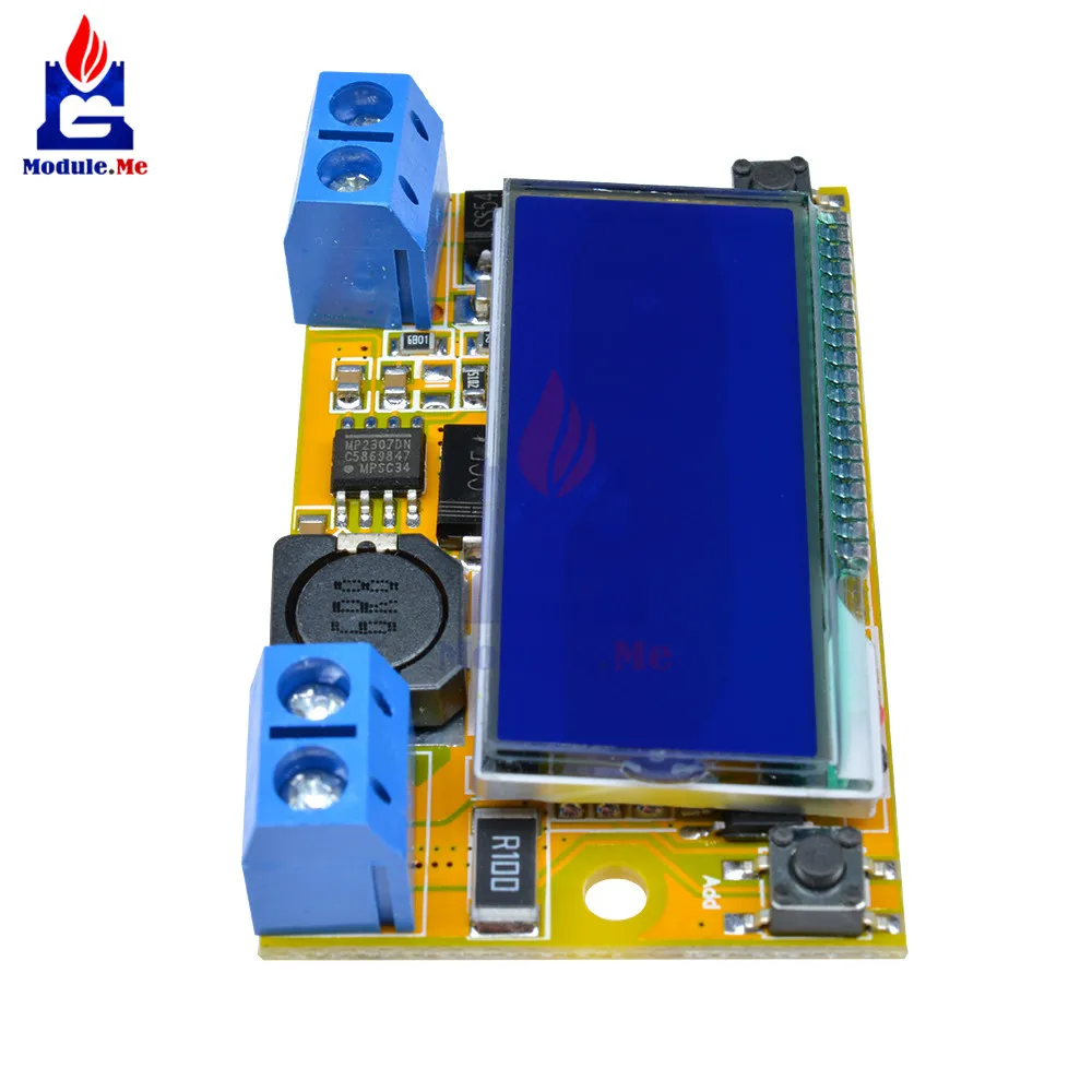 Diymore STN ЖК дисплей цифровой Дисплей Регулируемый DC 5V 23V DC/DC 0 16 5 V 3A Шаг вниз