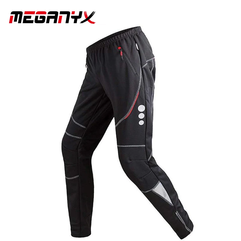 MEGANYX MTB Штаны Велоспорт Для Мужчин Светоотражающие зиму велосипед флисовая