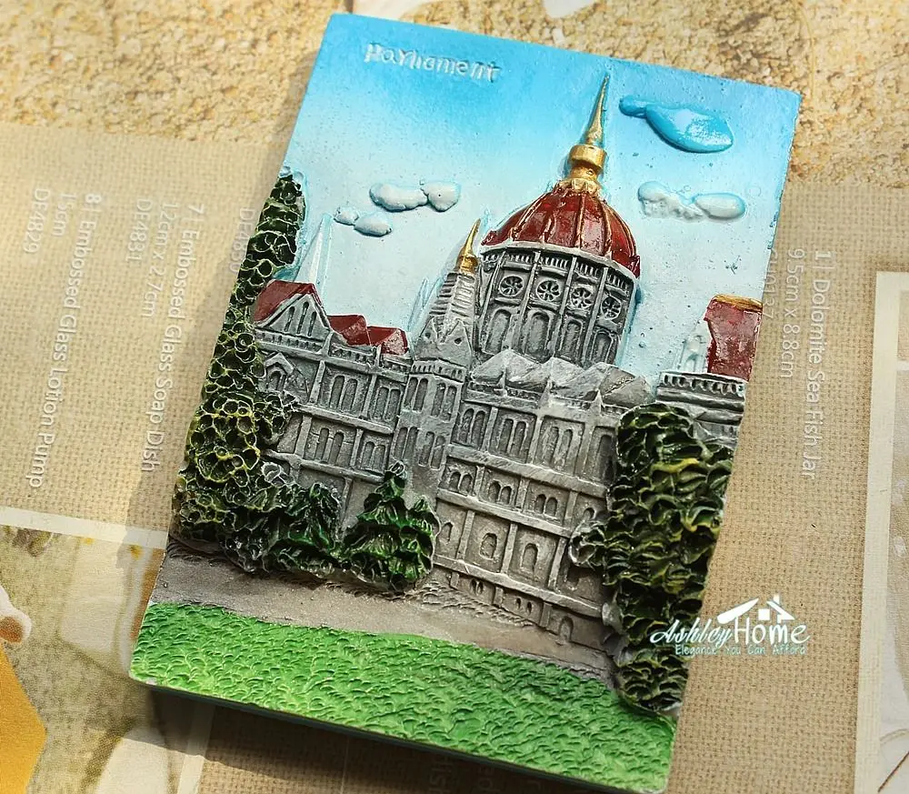 

Hungary Parliament Tourist Travel Souvenir 3D Resin Decorative Fridge Magnet Craft GIFT IDEA