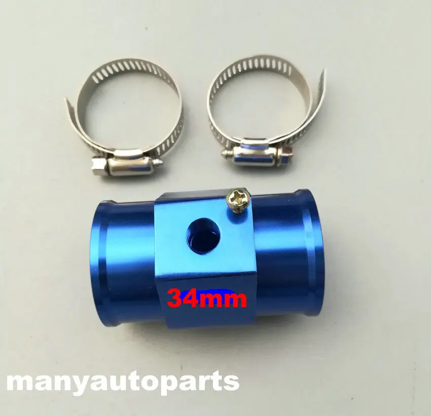 34mm Water Temp Temperature Joint Pipe Sensor Gauge Radiator Hose