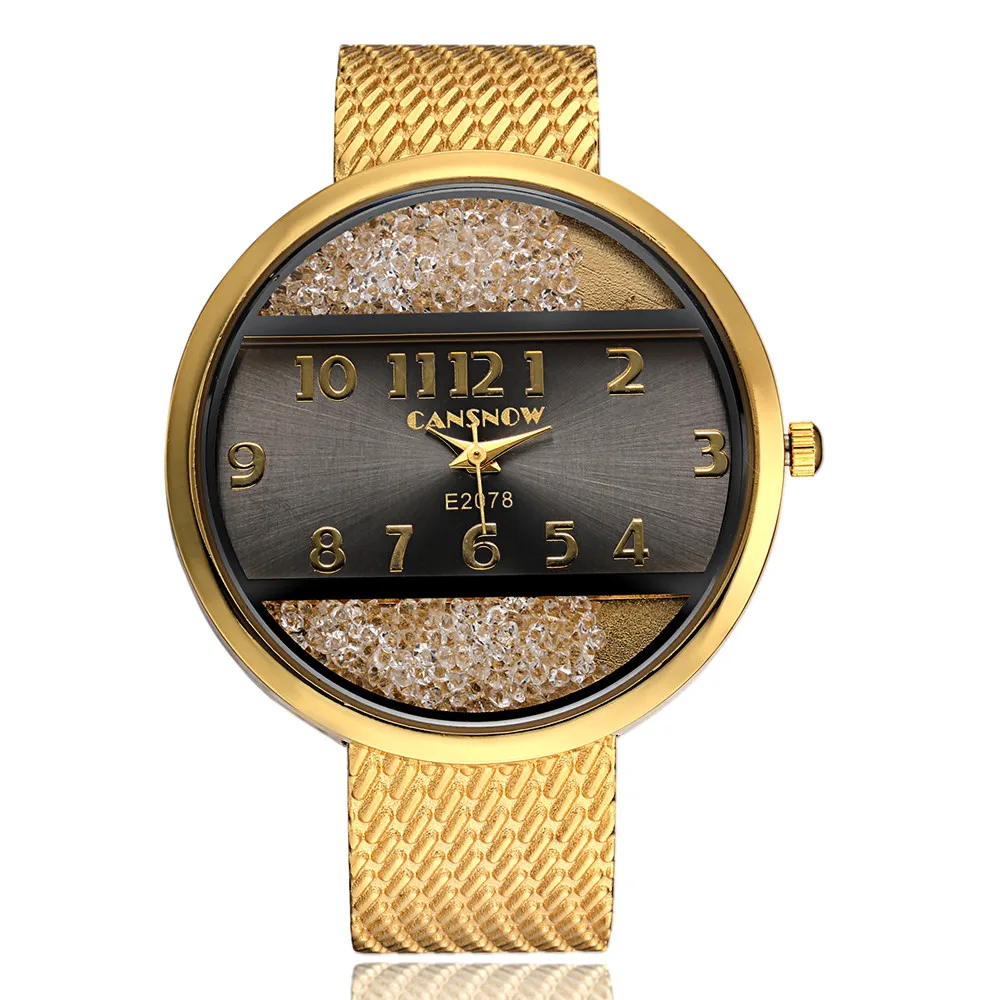 2019 Luxury Women Bangle Watches Fashion Ladies Gold Silver Bracelet